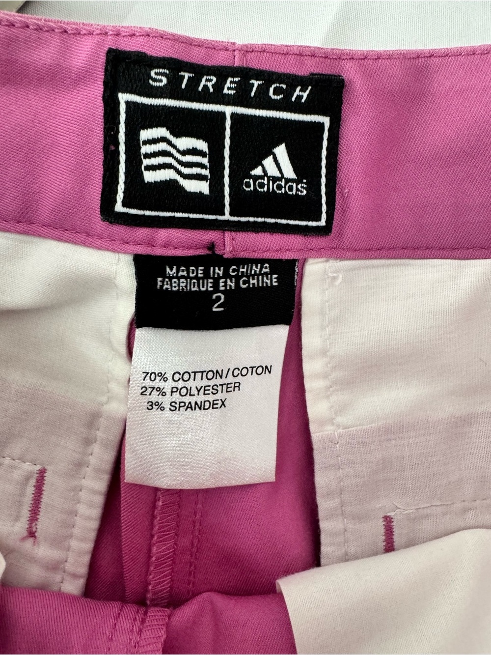 adidas Bright Fuchsia Pink Athletic Pants - Picture 6 of 9